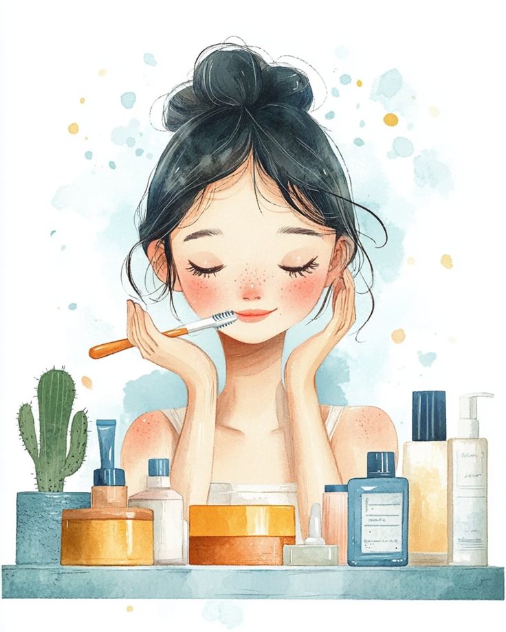 Ilustrasi skincare